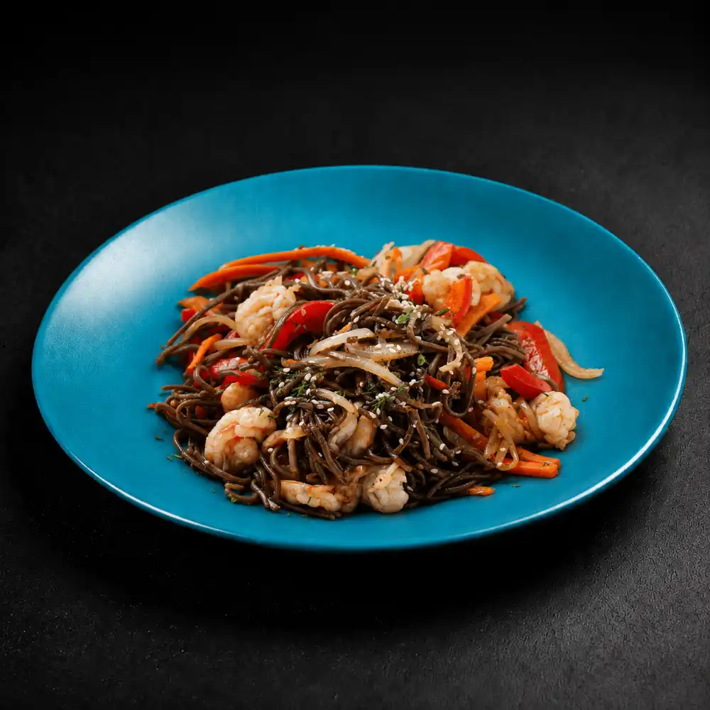 WOK с креветкой